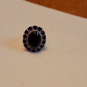 Elegant Black Stone Ring